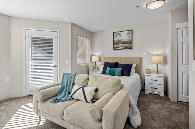 Elm-Park-Estates-048 - Bedroom in our One-Bedroom Apartment Home